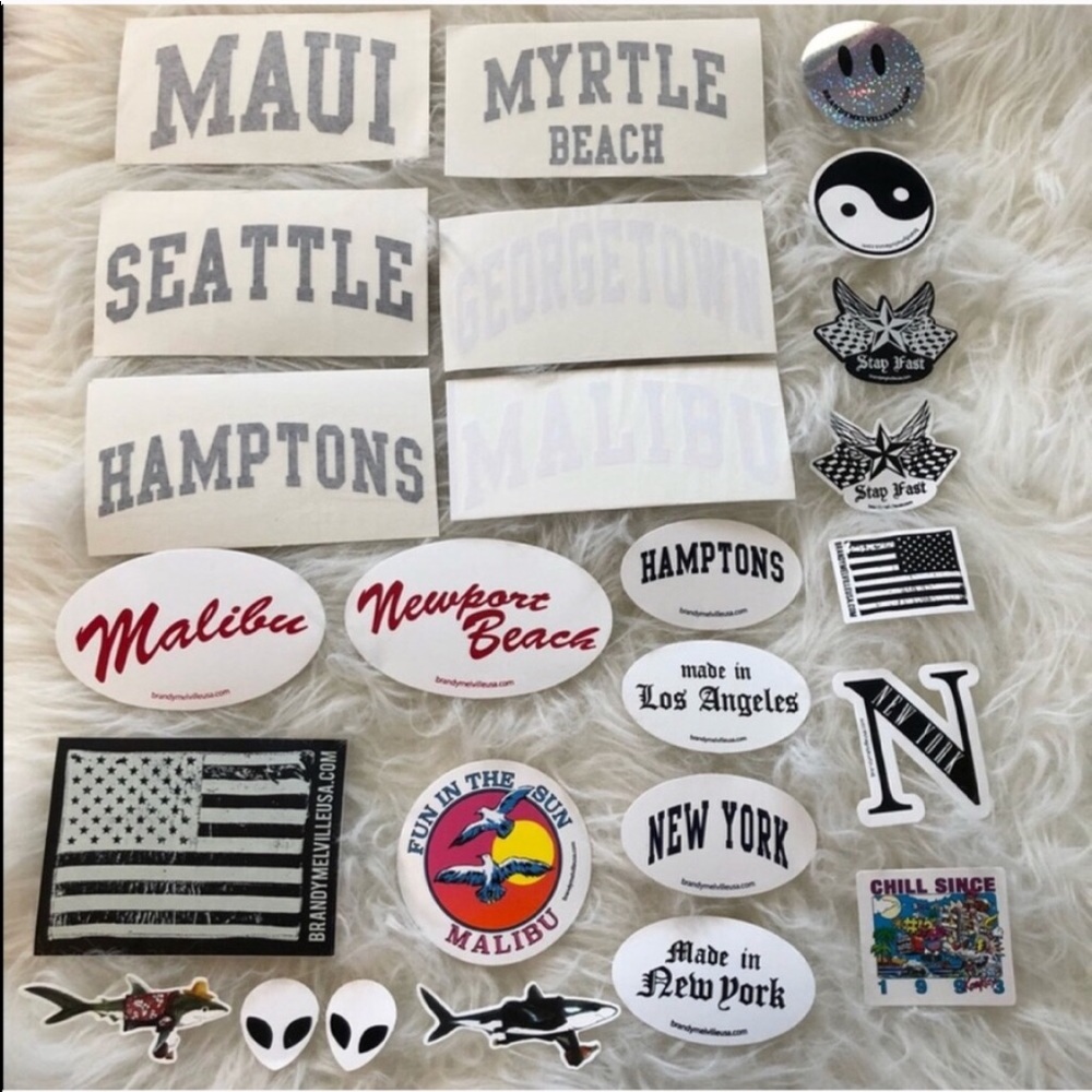 BRANDY MELVILLE STICKER Bundles Laptop phone case - Picture 6 of 8